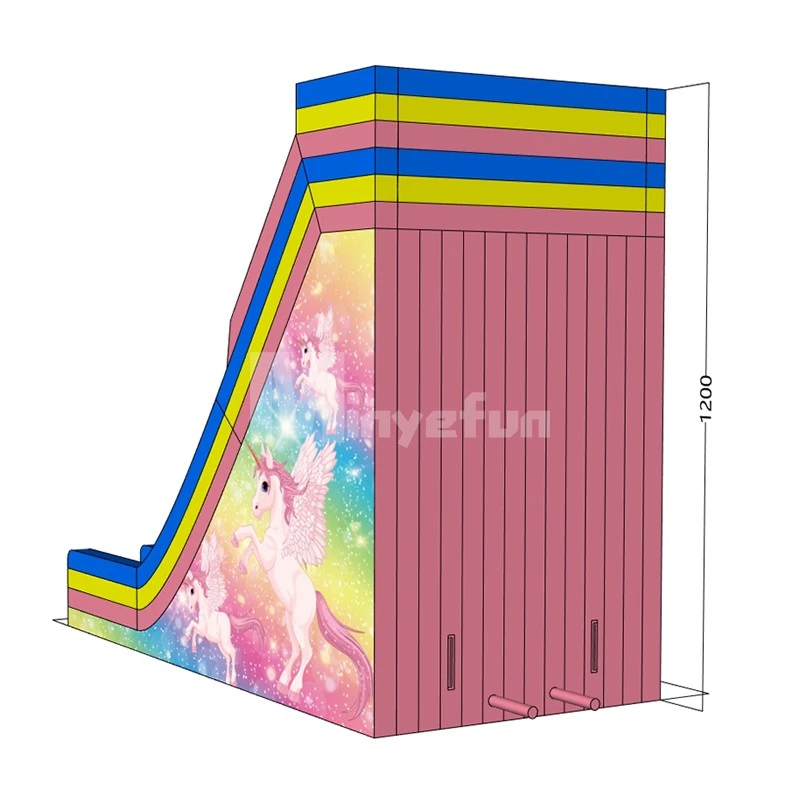 Commercial Water Bounce House With Slide factory